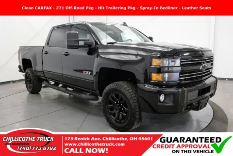 Black 2016 Chevrolet Silverado 2500HD LT for sale in Chillicothe, OH