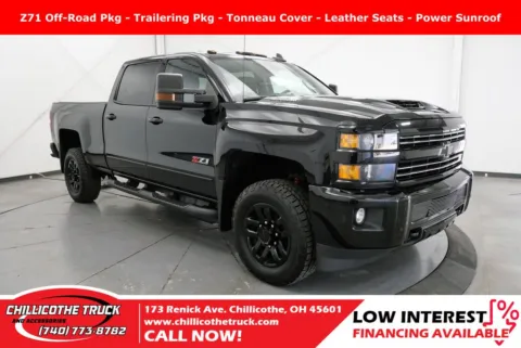 Black 2019 Chevrolet Silverado 2500HD LTZ for sale in Chillicothe, OH
