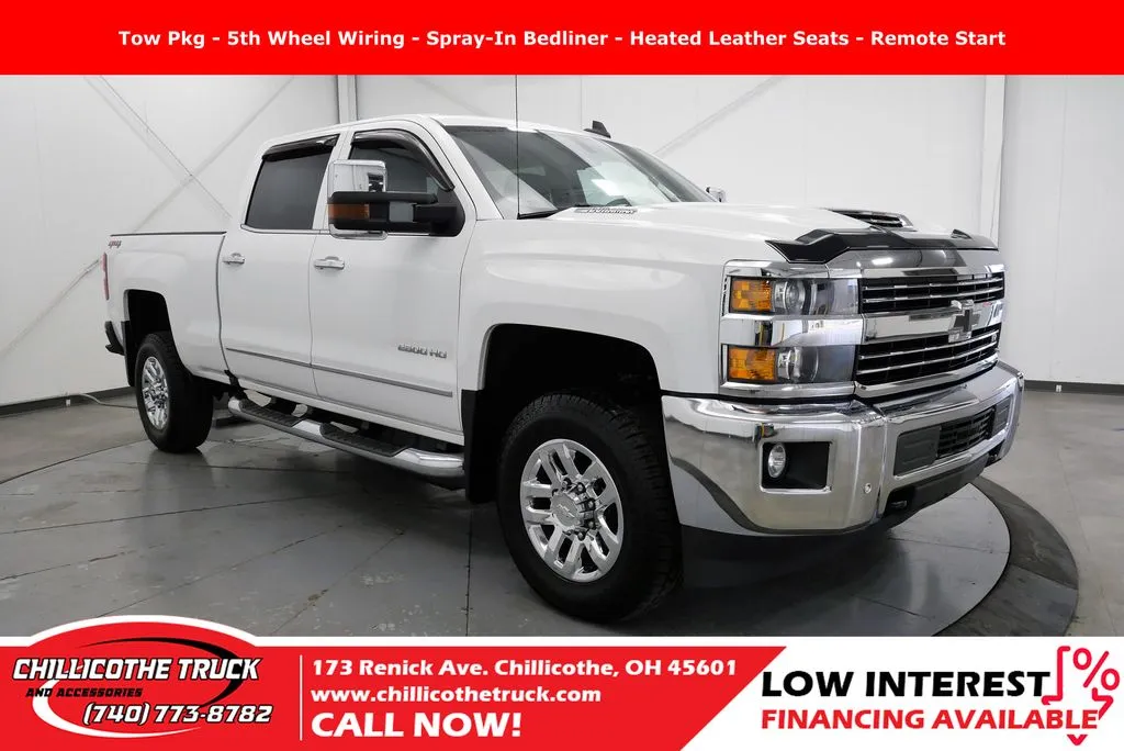 White 2019 Chevrolet Silverado 2500HD LTZ for sale in Chillicothe, OH