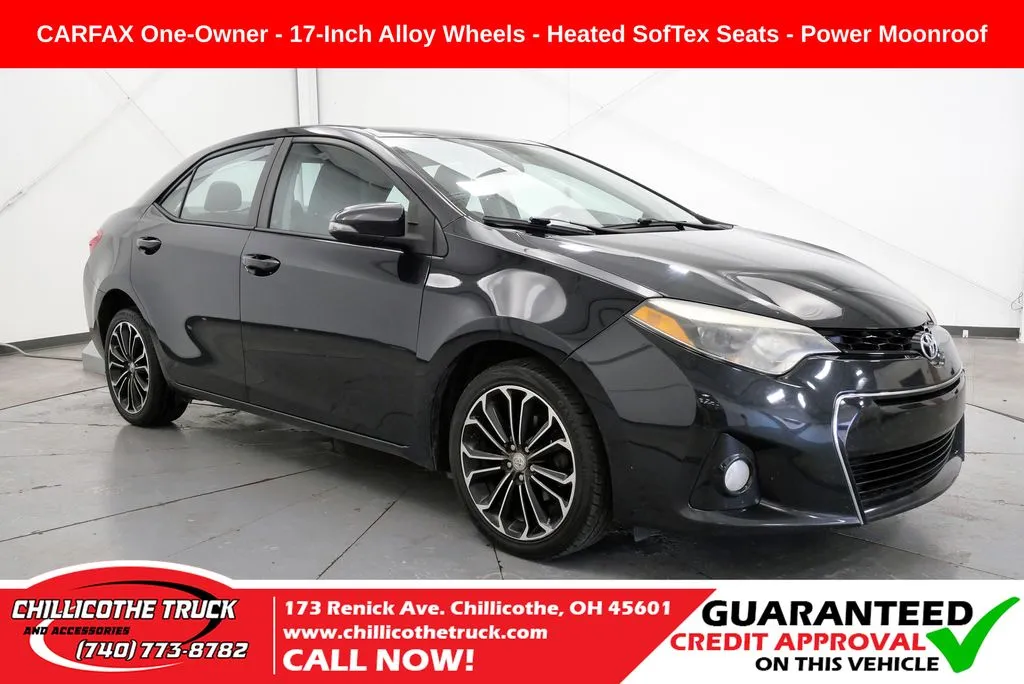 Black 2016 Toyota Corolla L for sale in Chillicothe, OH