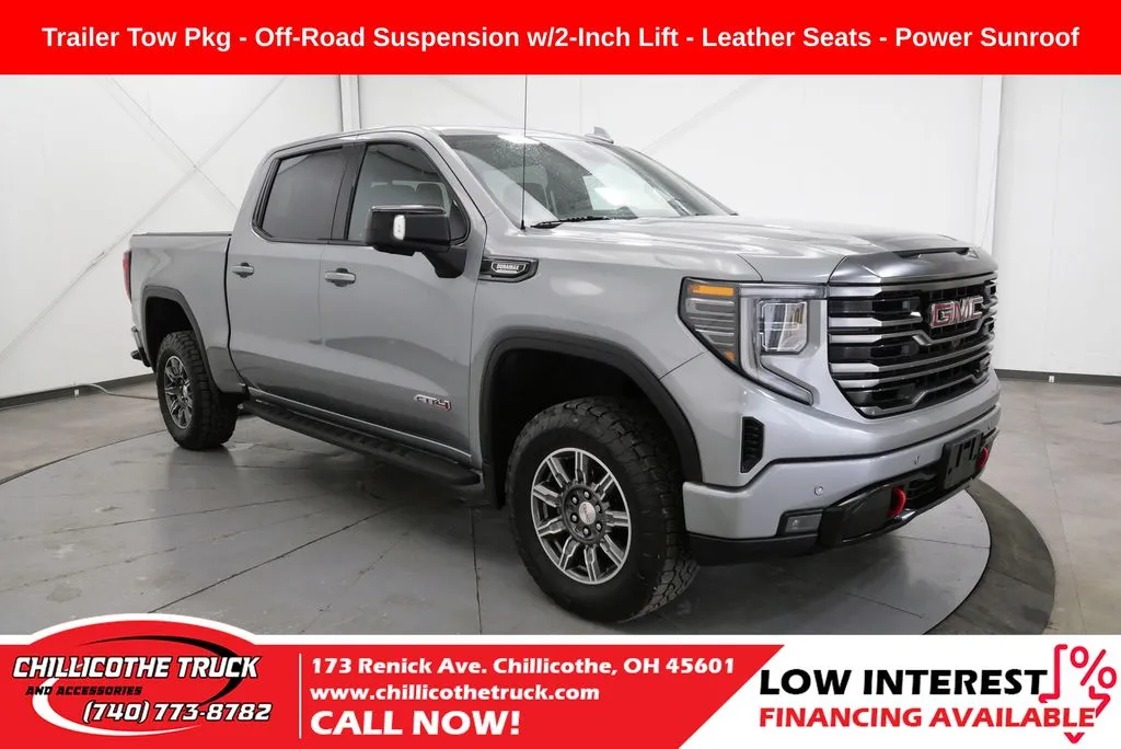 Gray 2024 GMC Sierra 1500 AT4 for sale in Chillicothe, OH