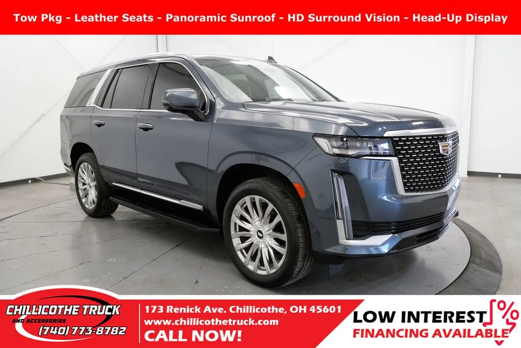Gray 2021 Cadillac Escalade Premium Luxury for sale in Chillicothe, OH