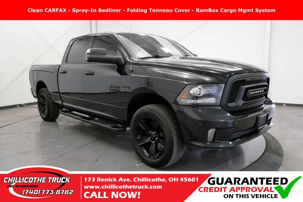 Black 2018 Ram 1500 Sport for sale in Chillicothe, OH