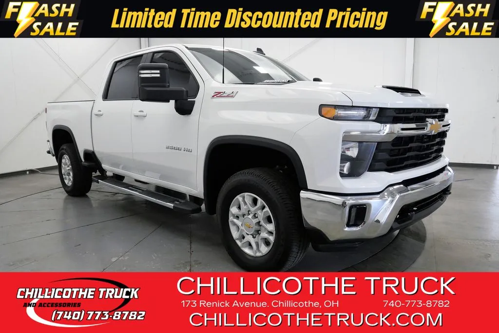 White 2025 Chevrolet Silverado 2500 HD LT for sale in Chillicothe, OH