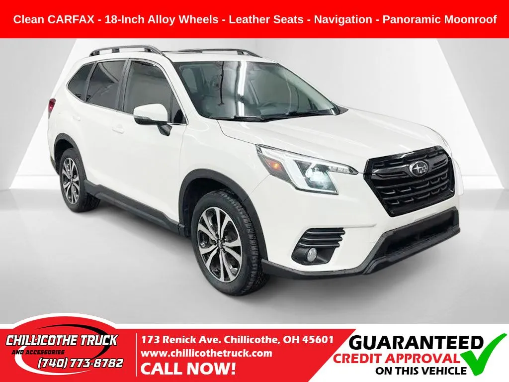 White 2023 Subaru Forester Limited for sale in Chillicothe, OH