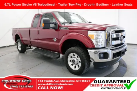 Red 2014 Ford F-250SD Lariat for sale in Chillicothe, OH