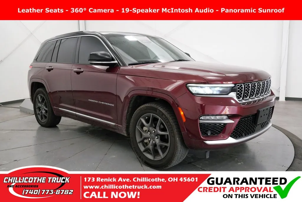 Red 2022 Jeep Grand Cherokee Summit for sale in Chillicothe, OH