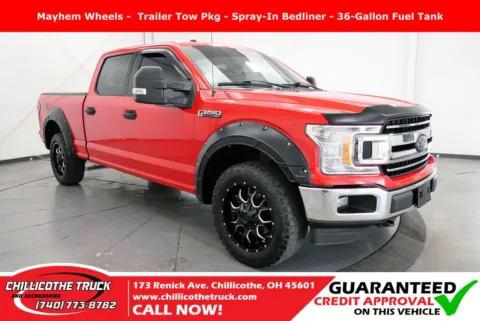 Red 2018 Ford F-150 XLT for sale in Chillicothe, OH