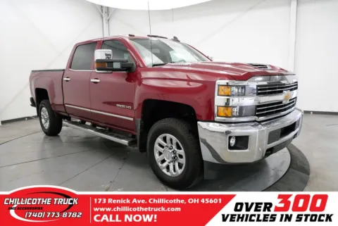 Red 2019 Chevrolet Silverado 2500HD LTZ for sale in Chillicothe, OH