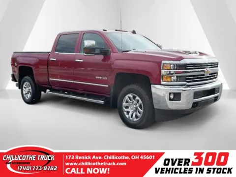 Red 2019 Chevrolet Silverado 2500HD LTZ for sale in Chillicothe, OH