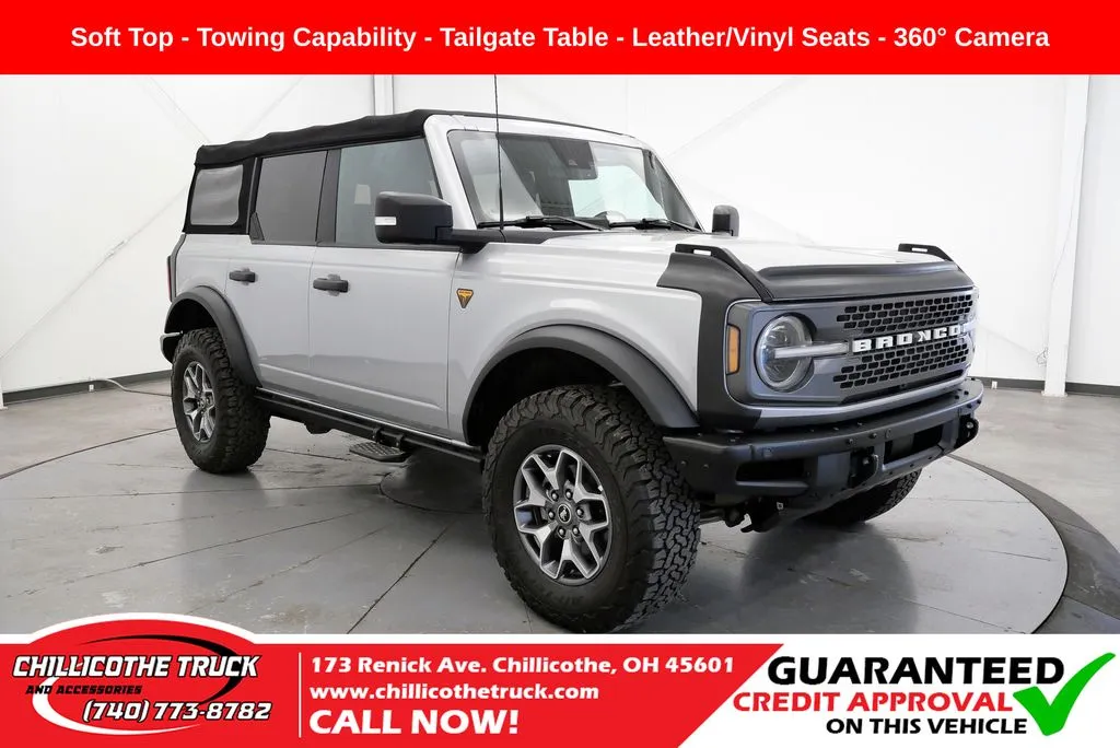 Silver 2022 Ford Bronco Badlands for sale in Chillicothe, OH