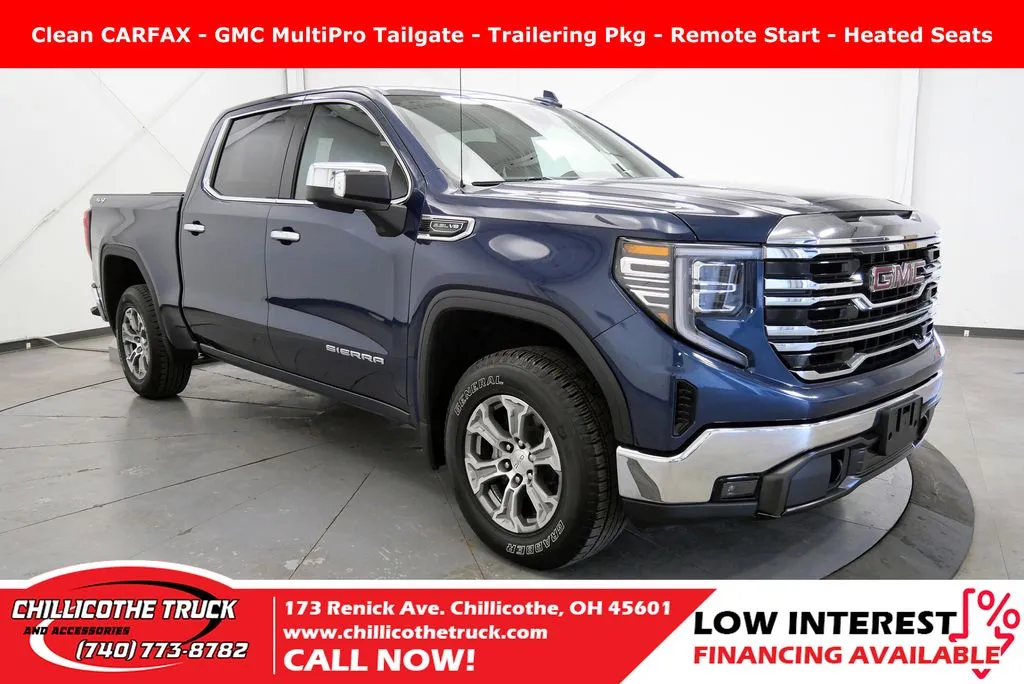 Blue 2023 GMC Sierra 1500 SLT for sale in Chillicothe, OH