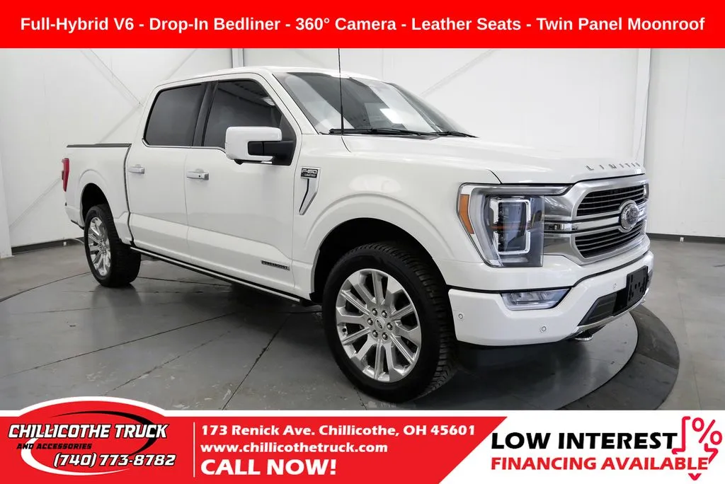 White 2023 Ford F-150 Limited for sale in Chillicothe, OH