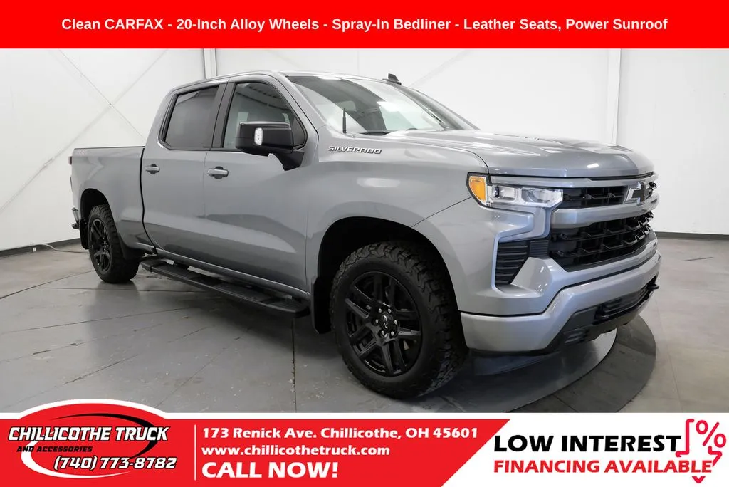 Gray 2023 Chevrolet Silverado 1500 RST for sale in Chillicothe, OH