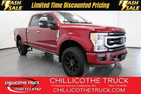 Red 2022 Ford F-350SD Platinum for sale in Chillicothe, OH