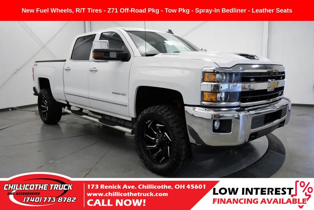 White 2018 Chevrolet Silverado 2500 HD LTZ for sale in Chillicothe, OH