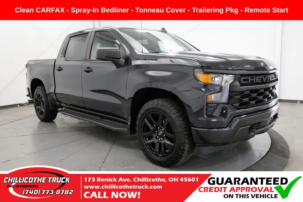 Gray 2023 Chevrolet Silverado 1500 Custom for sale in Chillicothe, OH