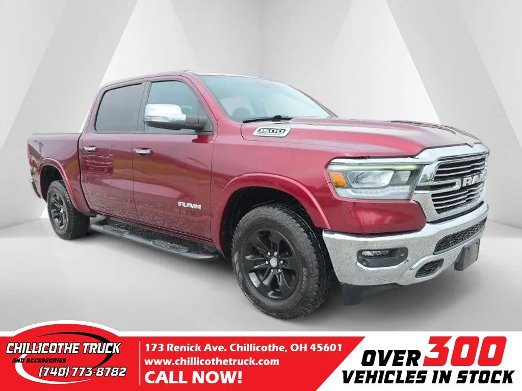 Red 2021 Ram 1500 Laramie for sale in Chillicothe, OH