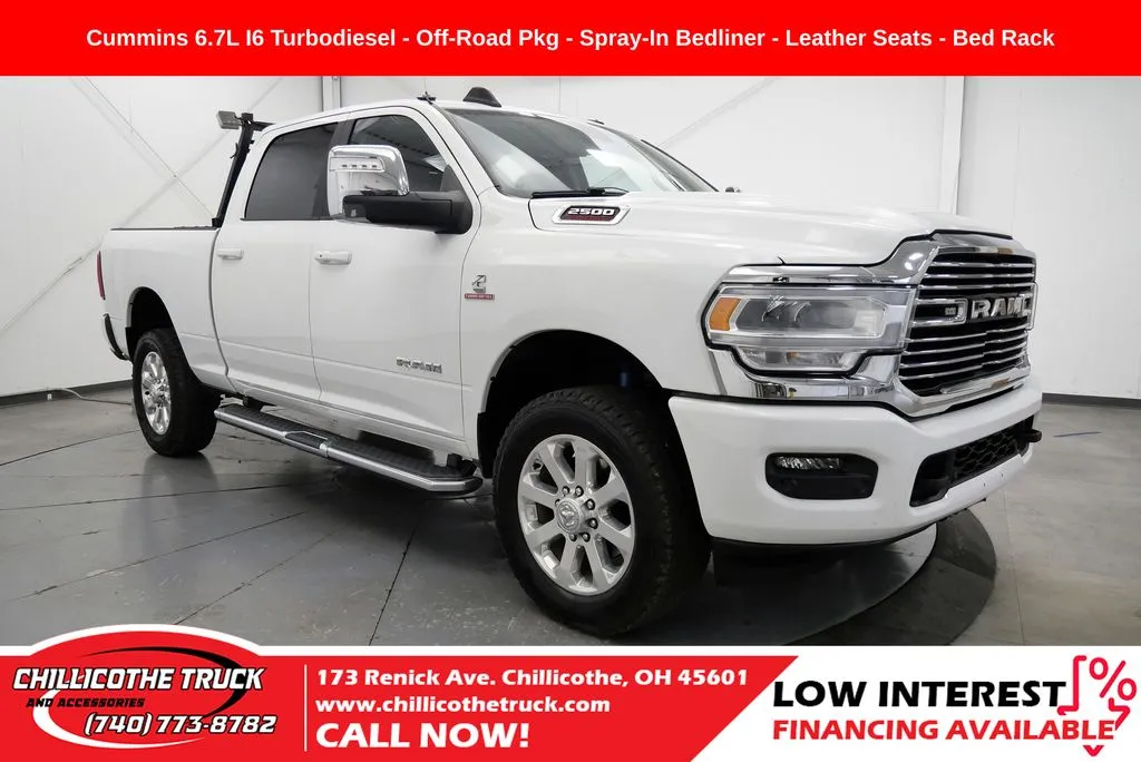 White 2023 Ram 2500 Laramie for sale in Chillicothe, OH