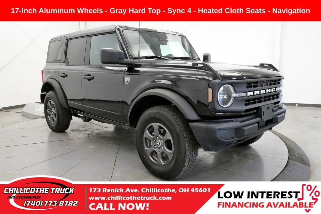Black 2025 Ford Bronco Big Bend for sale in Chillicothe, OH