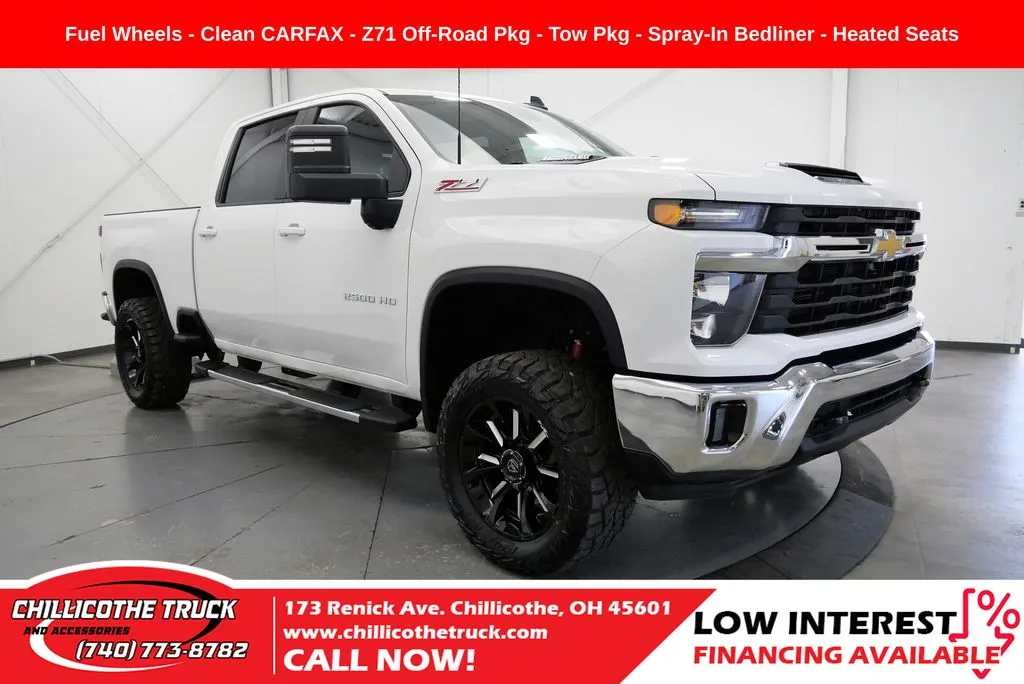 White 2025 Chevrolet Silverado 2500 HD LT for sale in Chillicothe, OH