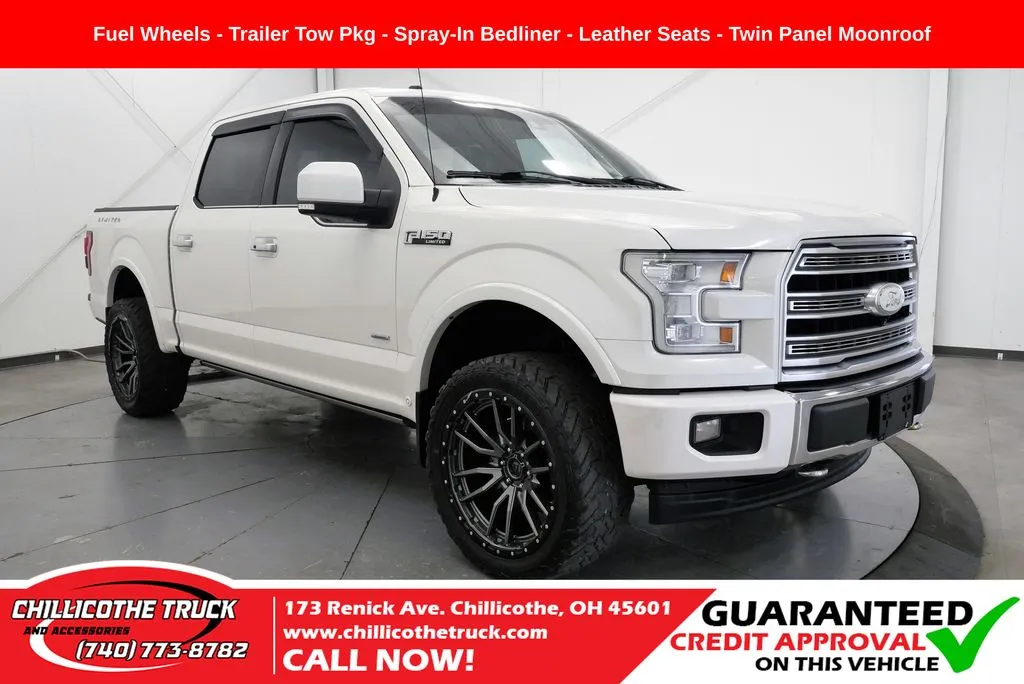 White 2017 Ford F-150 Limited for sale in Chillicothe, OH