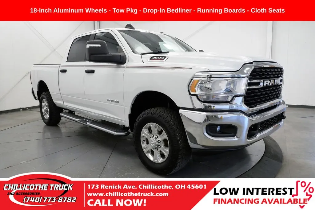White 2024 Ram 2500 Big Horn for sale in Chillicothe, OH