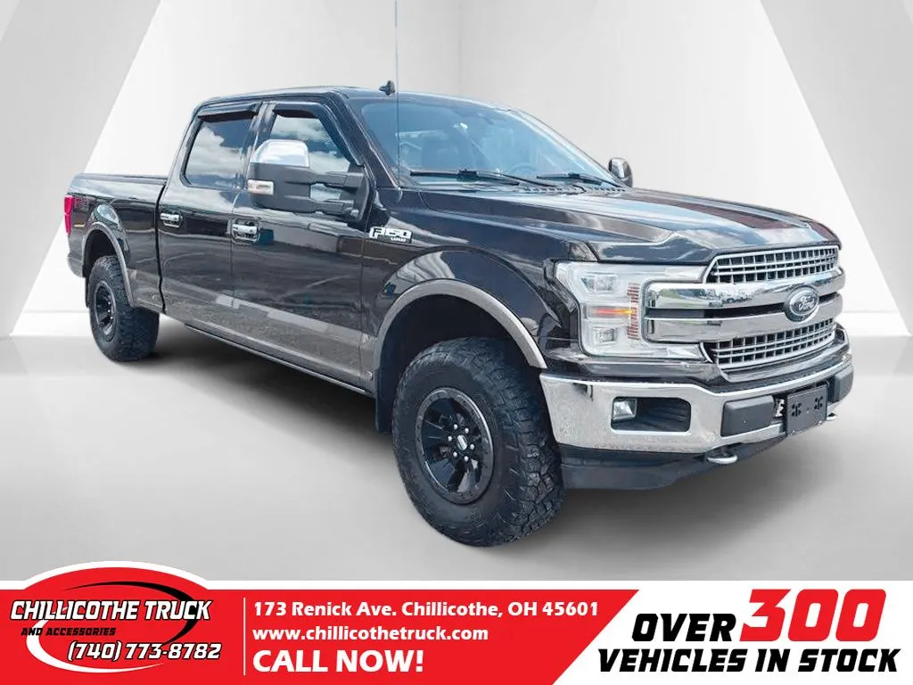 Red 2018 Ford F-150 Lariat for sale in Chillicothe, OH