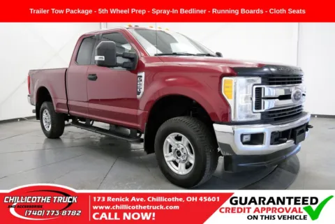 Red 2017 Ford F-250SD XLT for sale in Chillicothe, OH