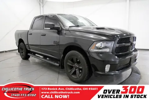 Black 2018 Ram 1500 Night for sale in Chillicothe, OH