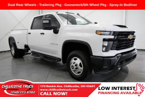White 2025 Chevrolet Silverado 3500HD Work Truck for sale in Chillicothe, OH
