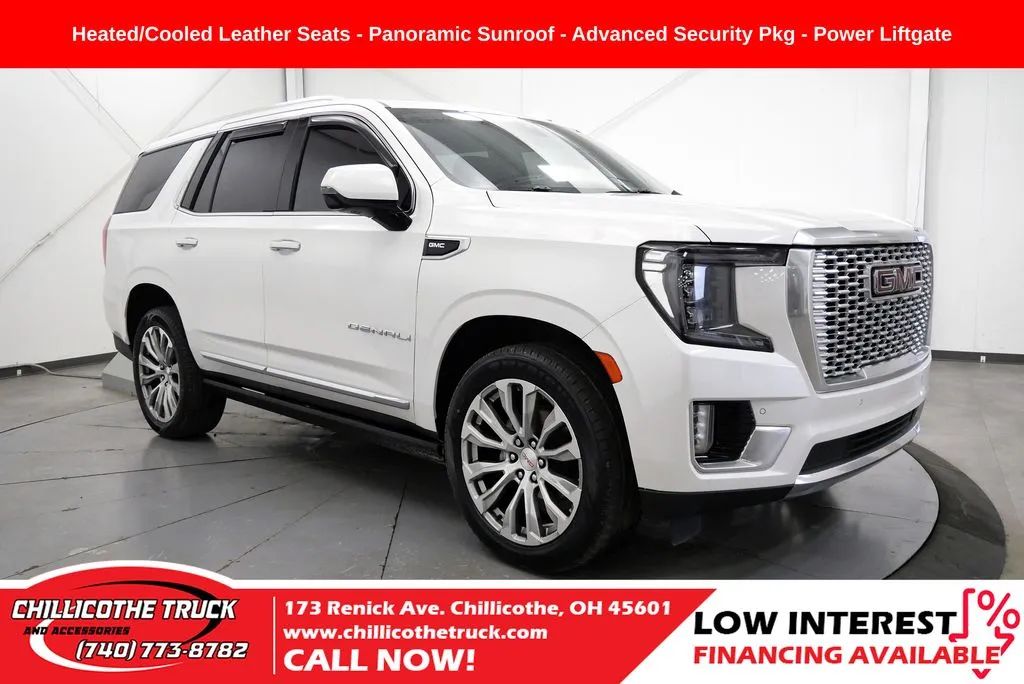 White 2021 GMC Yukon Denali for sale in Chillicothe, OH