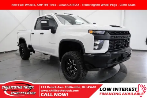 White 2022 Chevrolet Silverado 2500 HD Work Truck for sale in Chillicothe, OH