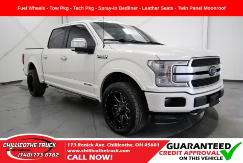 White 2018 Ford F-150 Platinum for sale in Chillicothe, OH