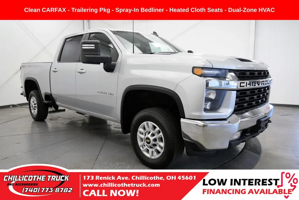 Silver 2022 Chevrolet Silverado 2500 HD LT for sale in Chillicothe, OH