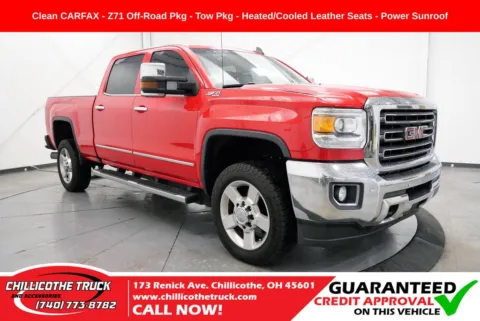 Red 2016 GMC Sierra 2500 HD SLT for sale in Chillicothe, OH