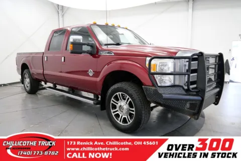 Red 2015 Ford F-350SD Platinum for sale in Chillicothe, OH