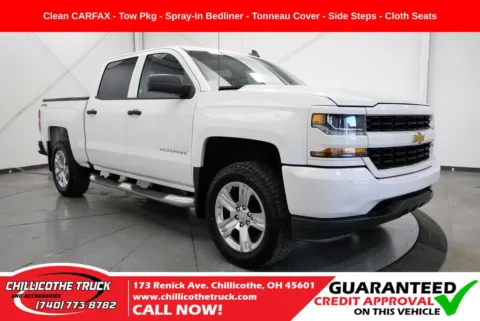 White 2018 Chevrolet Silverado 1500 Custom for sale in Chillicothe, OH
