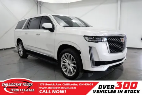 White 2021 Cadillac Escalade ESV Premium for sale in Chillicothe, OH