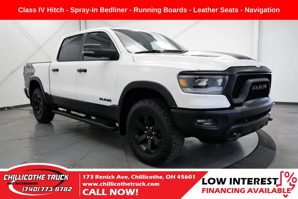 White 2024 Ram 1500 Rebel for sale in Chillicothe, OH