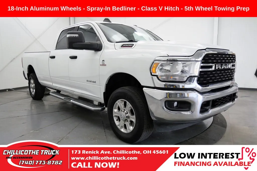 White 2024 Ram 3500 Big Horn for sale in Chillicothe, OH