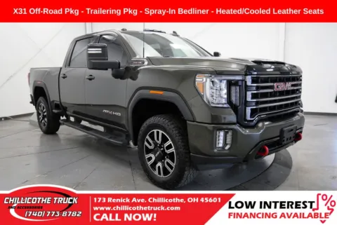 Green 2022 GMC Sierra 2500 HD AT4 for sale in Chillicothe, OH