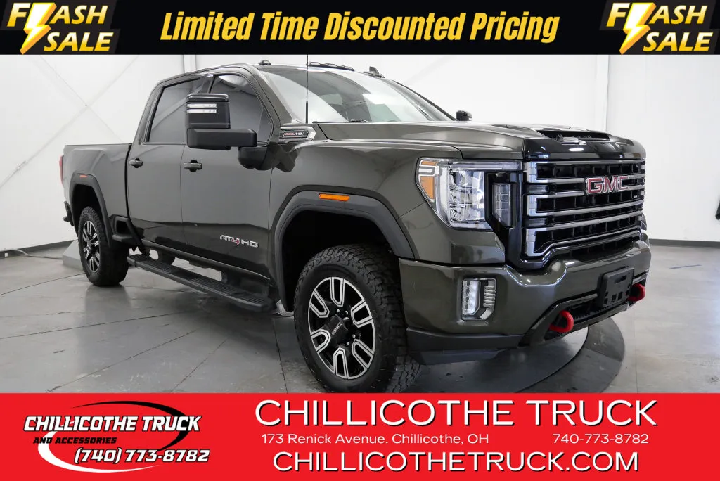 Green 2022 GMC Sierra 2500 HD AT4 for sale in Chillicothe, OH