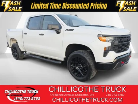 White 2023 Chevrolet Silverado 1500 Custom Trail Boss for sale in Chillicothe, OH