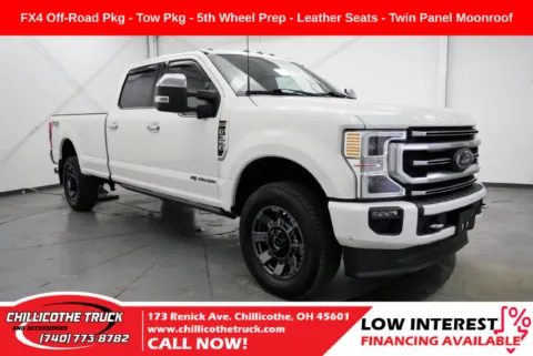 White 2022 Ford F-350SD Platinum for sale in Chillicothe, OH