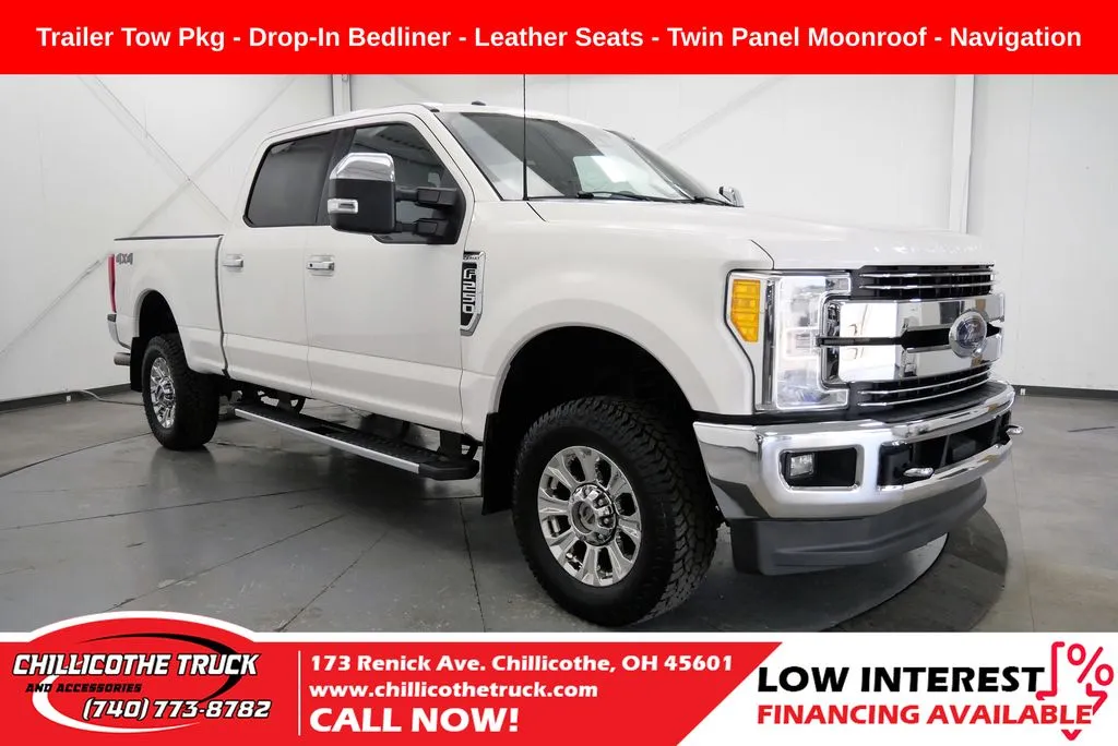 White 2017 Ford F-250SD Lariat for sale in Chillicothe, OH