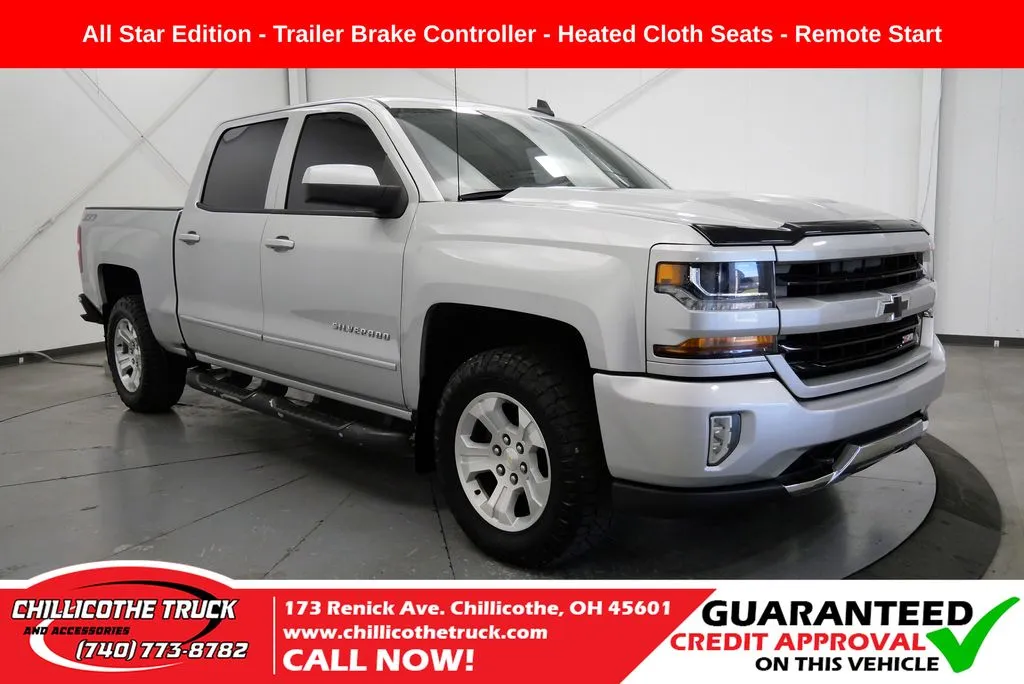 Silver 2017 Chevrolet Silverado 1500 LT for sale in Chillicothe, OH