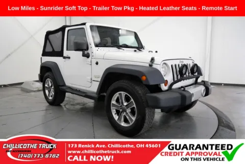 White 2013 Jeep Wrangler Sahara for sale in Chillicothe, OH