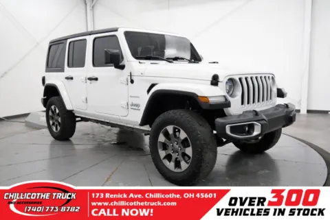 White 2018 Jeep Wrangler Unlimited Sahara for sale in Chillicothe, OH