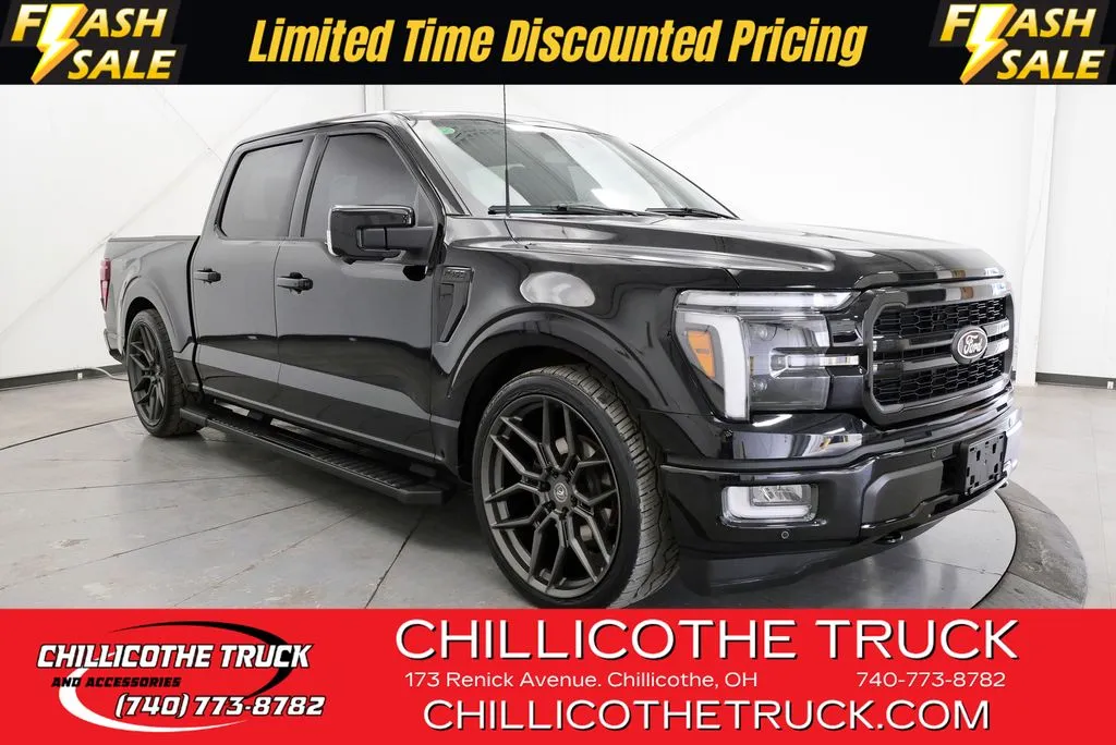 Black 2024 Ford F-150 Lariat for sale in Chillicothe, OH